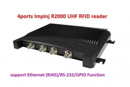 4 ports Impinj R2000 UHF RFID fixed reader Model : YR3002 