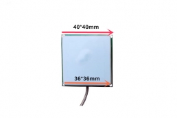 36*36mm small uhf rfid reader Ceramics Antenna 1dbi sma/ipex Model : YR36404