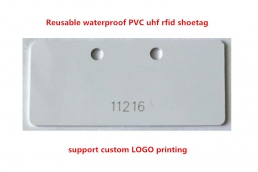 printable PVC reusable waterproof UHF RFID shoe tag epc gen2 for running Model : YR7533