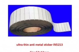 ultra thin soft small 52*13mm passive anti-metal uhf rfid tag Model : YR5213