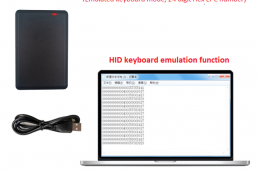 0-1.5M Long Range USB Desktop UHF RFID Reader Writer for Access Control System Free Demo Software RFID keyboard copier cloner Model：RU5402