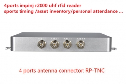 New casing mold 4 ports impinj r2000 uhf rfid reader Model : YR8700