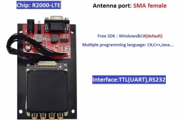 4ports RFID R2000-LTE Chip UHF Long Range Reader Module RS232 Board Ethernet for Inventory Warehouse Management Model:IN905M