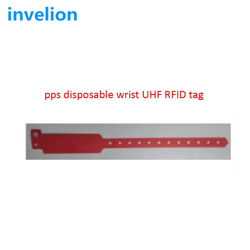 low price PPS alien chip uhf RFID wristband tags for one use Model : YR33725